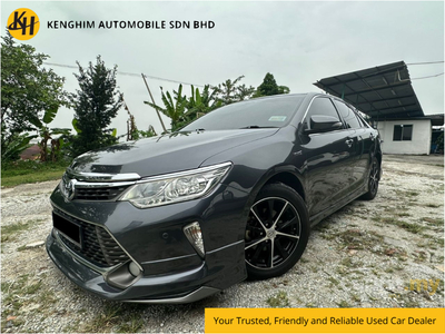 Used 2015 Toyota Camry 2.5(A)Hybrid FACELIFT Sedan FOC WARRANTY FULLY BODYKIT LEATHER SEAT PUSH START ENGINE GEARBOX TIPTOP CONDITION - Cars for sale