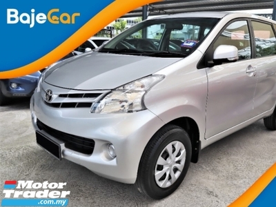 2013 TOYOTA AVANZA 1.3 E (M) FACELIFT ONE-OWNER