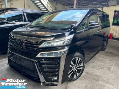 2018 TOYOTA VELLFIRE 2.5ZG New Facelift Leather Seat Android 4Cam UNREG