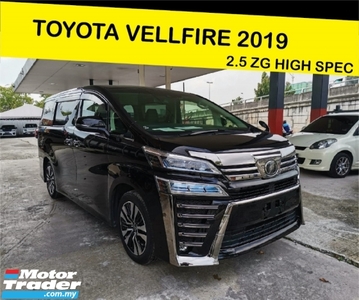 2019 TOYOTA VELLFIRE 2.5 Z G EDITION 5A MPV KING UNREGISTER AS NEW CAR