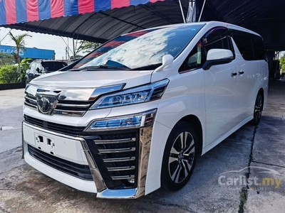 Recon 2018 Toyota Vellfire 2.5 ZG FREE SAFETY PACKAGE WORTH RM8098 - Cars for sale