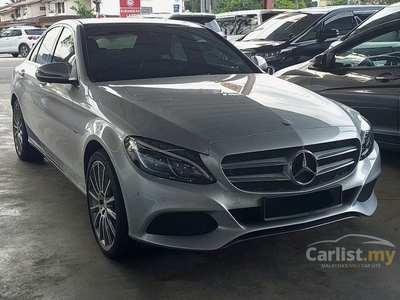 Used 2017 Mercedes-Benz C350 e 2.0 AMG Line Sedan - Panoramic Roof, Paddle Shift, Push Start, Reverse Camera, Leather Seat, Free Warranty - Cars for sale