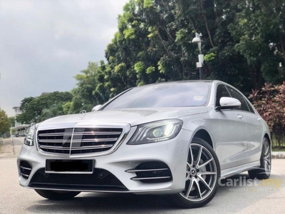 Used 2018 Mercedes-Benz S450L 3.0 AMG Line 1Dato Owner FL LowMile24Kkm Only Local Full Service Record Free Warranty Less Unit In Market Ori Paint Carking - Cars for sale