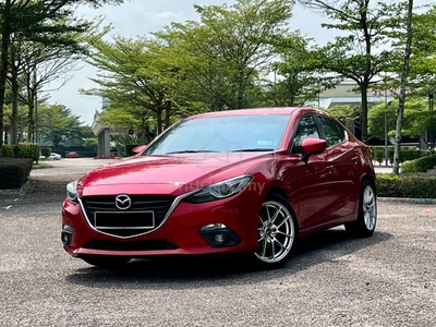 -2015 Mazda 3 2.0SEDAN HIGH SKYACTIV Sunroof FLoan