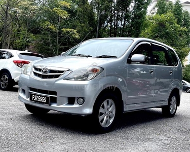 Toyota AVANZA 1.5 G Penang Car Nice Number