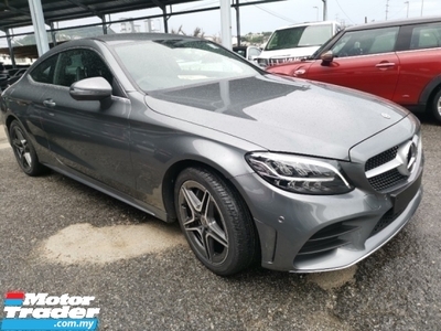 2019 MERCEDES-BENZ C-CLASS 300 COUPE AMG LINE UK SPEC 2 YEAR WARRANTY