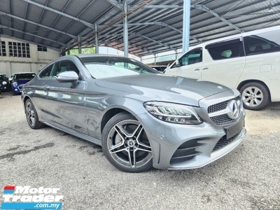 2019 MERCEDES-BENZ C-CLASS C300 AMG Coupe New Facelift 2.0 Turbo 245hp 9G-Tronic High Loan No Processing Fee Unregister Unit
