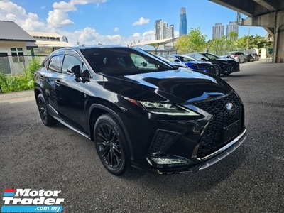 2020 LEXUS RX300 2.0 F Sport Sunroof 3 LED High Grade Car 5 Years Warranty Blind Spot Monitor Power Boot Unregistered