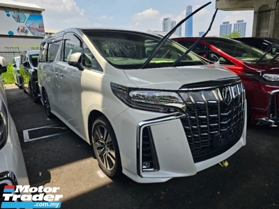 2021 TOYOTA ALPHARD 2.5 SC Pilot Leather Aircond Seats 7 Seaters LKA PCR Power boot New 3BA Player Unregistered