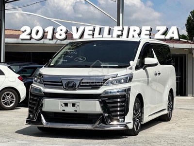 Jackpot 2018 Toyota VELLFIRE 2.5 ZA (A)
