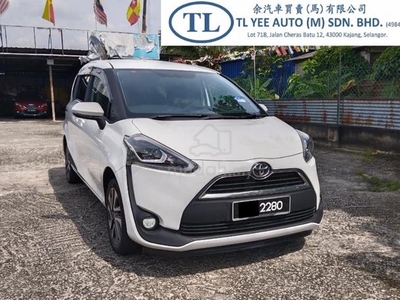 Toyota Sienta 1.5 V (A) Keyless PushStart 2 P/Door