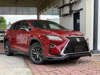 Recon 2018 Lexus RX300 2.0 F-Sports 4WD TRD Bodykit / 4 Pipe Exhaust / 3 Eye LED / PowerBoot / Reverse Cam / HUD / BSM / 5 Years Warranty (T&C) - Cars for sale