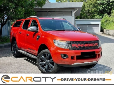 Used 2016 Ford Ranger 3.2 XLT High Rider Pickup Truck WILDTRAK FULL SPEC WITH CANOPY LEATHER SEAT 3 YEAR WARRANTY - Cars for sale