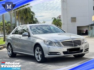 2013 MERCEDES-BENZ E-CLASS E250 CGI AVANTGARDE 1.8 CGI (A) 7SPEED FACELIFT