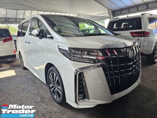 2021 TOYOTA ALPHARD 2.5 SC 3 LED JBL Theatre System Surround Camera Power Boot Blind Spot Monitor Unregistered