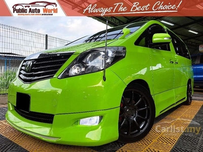 Used Toyota ALPHARD 2.4 (A) 8S LEATHER 2POWER DOOR 360CAMERA Full LOADED WARRANTY - Cars for sale