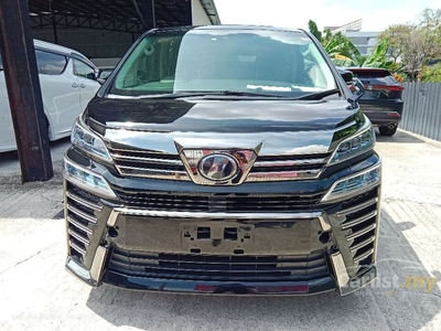 Recon 2018 Toyota Vellfire 2.5 ZG with DIM BSM Alpine Player Roof Monitor & Sunroof - Cars for sale