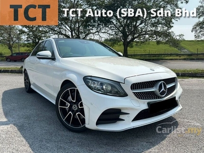 Used 2019 Mercedes-Benz C300 2.0 AMG Line Sedan FACELIFT FULL SERVICE RECORD HSS MILEAGE 37K KM ONLY EXTENDED WARRANTY TILL 2024 PANAROMIC ROOF TIPTOP - Cars for sale