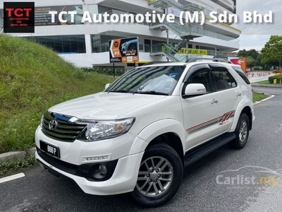 Used 2015 Toyota Fortuner 2.7 V TRD Sportivo ENHANCE FACELIFT , FULL SERVICE RECORD TOYOTA 34K KM , POWER SEAT , BLACK INTERIOR , 7 SEATHER , LEATHER SUV - Cars for sale