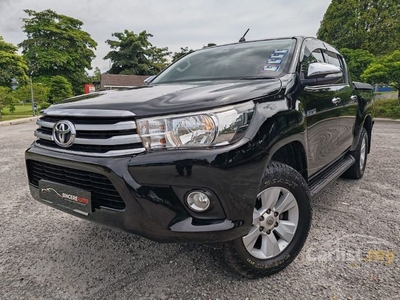 Used 2016 Toyota Hilux 2.4 G (A) Pickup Truck LEATHER SEAT ,REVERSE CAMERA,PUSH START,LOW MILEAGE ,NO OFF ROAD ,CARKING ,ACCIDENT FREE - Cars for sale