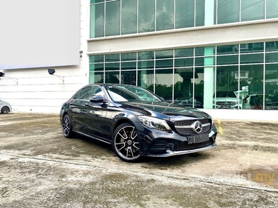 Used 2019 Mercedes-Benz C300 AMG Line Mile 43K KM Full Service Record CYCLE & CARRIAGE - Cars for sale