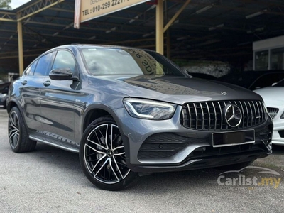 Used 2020 Mercedes-Benz GLC43 AMG 3.0 4MATIC Coupe TURBO 385HP NEW FACELIFT DIGITAL METER 55K KM DONE FULL SERVICE RECORD PANAROMIC ROOF BURMESTER 9 SPEED - Cars for sale