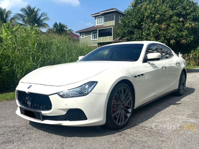 Used MASERATI GHIBLI- S 3.0L (A) V6 TWIN POWER TURBO 410HP 1 VVIP OWNER NAPPA RED LEATHER SEAT & TRIM IMPORT BARU (LOCAL CBU) ( 2 YEAR WARRANTY ) - Cars for sale