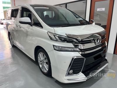 Used 2015 TOYOTA VELLFIRE 2.5 (A) Z G Edition - This is ON THE ROAD Price without INSURANCE - Cars for sale
