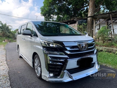 Used 2016 Toyota Vellfire 2.5 Z A Edition MPV ZA 7 Seater Full 2017 2018 2019 2015 - Cars for sale