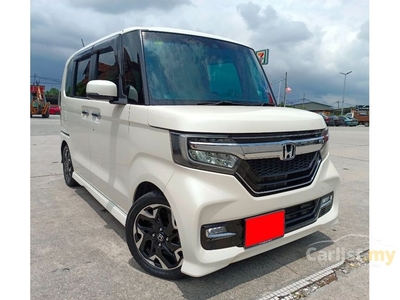 Used 2018 Honda N BOX 660 CUSTOM G (A) TURBO 2 P/D LOW MILEAGE CAR KING 24KM ONLY HIGH SPEC VERSION - Cars for sale