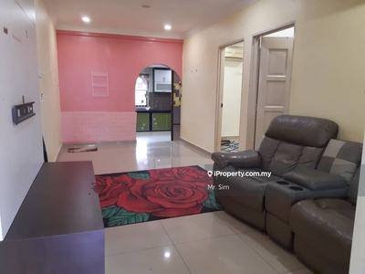 A fully furnished single storey terrace house