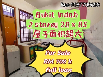 Bukit Indah 2 Storey 20x85 Full Loan Super Value