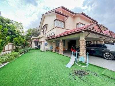 FULLY RENOVATED | END LOT WITH EXTRA LAND Double Storey Terrace Jasmin Denai Alam Shah Alam