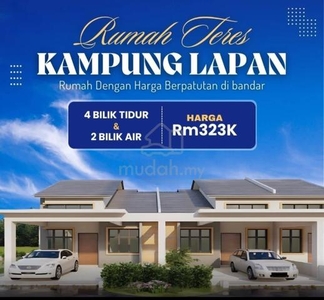 New project!!! Single storey teres kat Kampung Lapan! Freehold MCL