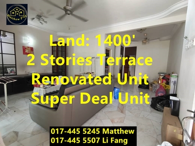 Persiaran Bukit Kecil - 2 Stories Terrace - Renovated - Super Deal Unit - Sungai Nibong