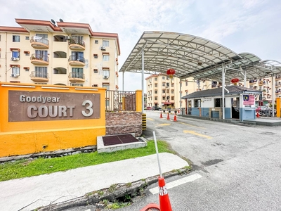WALKING DISTANCE TO LRT STATION | LEVEL 1 | Goodyear Court 3 Apartment USJ 8 Subang Jaya Selangor
