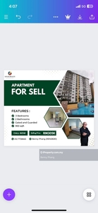 Below Market Impian Senibong Apartment house for Sell 3 bedrooms