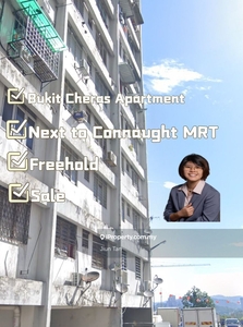 Near Taman Counnought MRT Bukit Cheras Apartment Freehold for Sale
