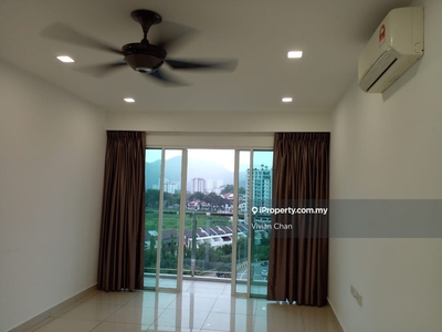 Partially furnished and near Queensbay Mall