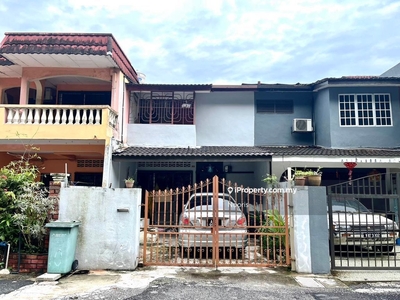 Partly Renovated Double Storey Terrace Nearby LRT & City Centre