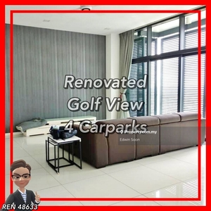 Renovated fully furnished. Golf view with 4 carparks