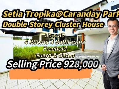 Setia Tropika@Caranday Park Double Storey Cluster House