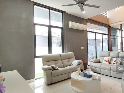 Twin palms sungai long3storey semi-D double volume ceiling height hall