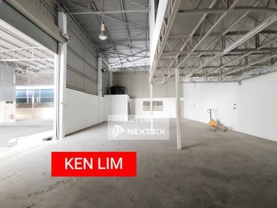 1.5sty Semi-Detached Factory Warehouse for Rent Juru, Bukit Minyak