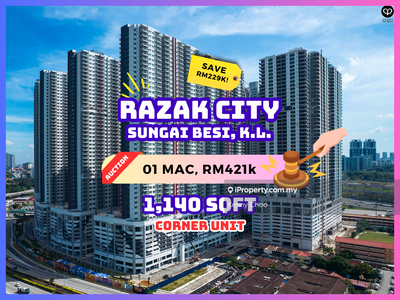 Bank Auction Save Rm229k Razak City Condo @ Sungai Besi Salak Selatan