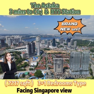 Brand new unit ,free legal fee , facing singapore view