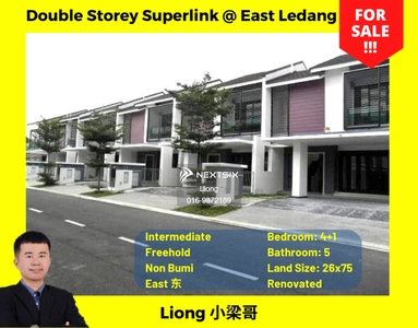 East Ledang Double Storey Superlink Terrace House