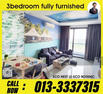 Eco nest fully furnished 3 room for rent
