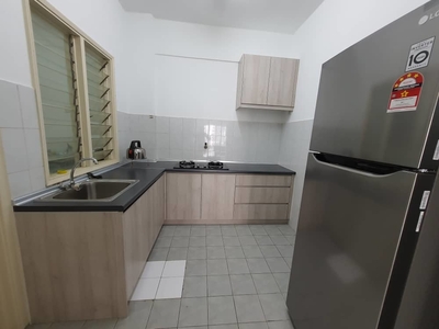 [ FULLFURNISH GOLFVIEW KITCHEN CABINET AIRCOND+HEATER 3 ROOM NEAR LRT ] Arena Green @ Bukit Jalil