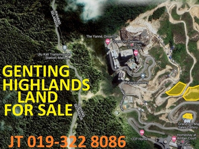 Genting Highlands Residential Land 5.03 Acres For Sale - Ideal For Hill-Villa Homestay Development